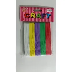 Ice Cream Sticks 5 Colors 50 Pcs Small