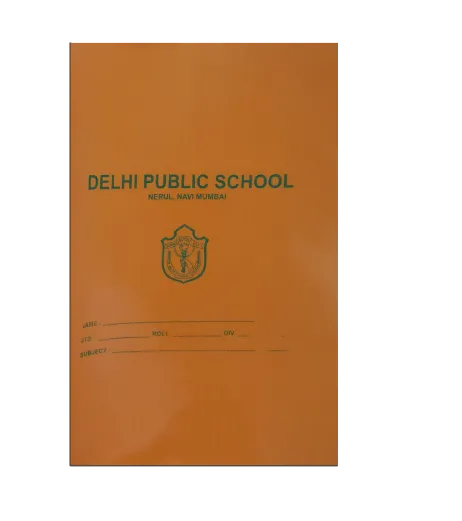 Book Cover Paper Brown Colour DPS Class 1 - SchoolChamp.net
