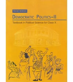 Democratic Politics II english Book for class 10 Published by NCERT of UPMSP