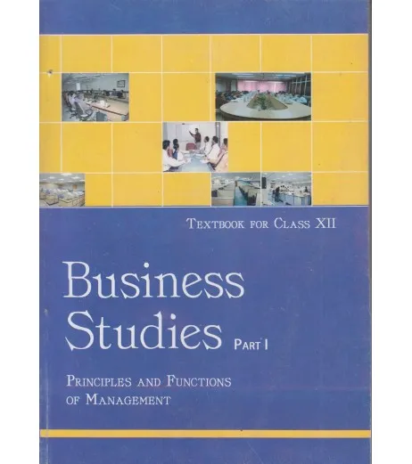 Business Studies I Book for class 12 Published by NCERT of UPMSP