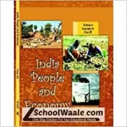 India People and Economy English Book for class 12 Published by NCERT of UPMSP