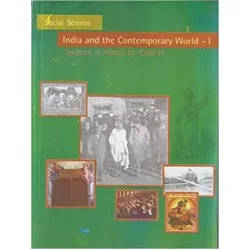 India and Comtemprary World - History english book for class 9 Published by NCERT of UPMSP