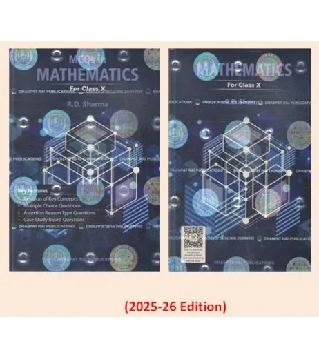 Mathematics for Class 10 by R D Sharma  With MCQ | 2025-26 Edition