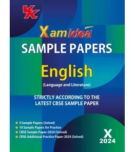 Xam idea Sample Papers English Class 10 for 2024 Exam 