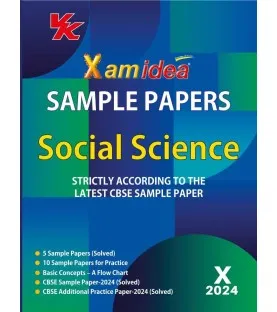 Xam idea Sample Papers Social Science Class 10 for 2024 Exam 