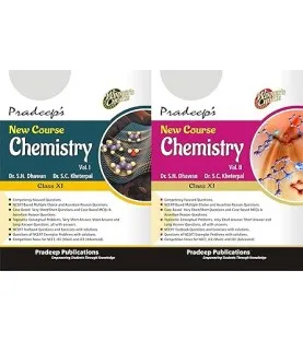 Pradeep New Course Chemistry for Class 11  Vol 1 and 2 By SC Kheterpal |Latest edition 