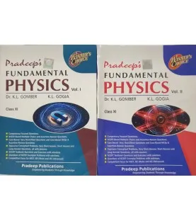Pradeep's Fundamental Physics Vol.I & II for Class 11 |Latest edition 