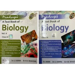 Pradeep Textbook Of  Biology for Class 11  Vol 1 and 2