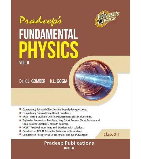 Pradeep's Fundamental Physics Vol.I & II for Class 12|2025-26 edition 