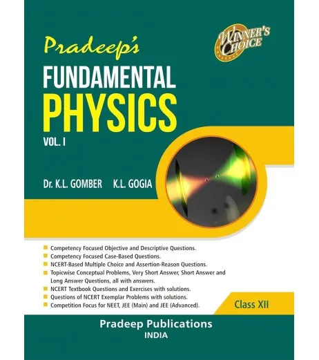 Pradeep's Fundamental Physics Vol.I & II for Class 12|2025-26 edition 