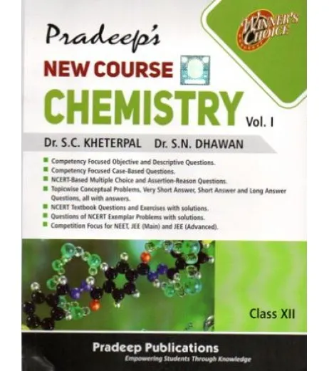 Pradeep New Course Chemistry for Class 12 Vol 1 and 2 By SC Kheterpal |2025-26 edition 