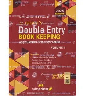 T S Grewals Double Entry Book Keeping Vol 2 CBSE Class 12 Accounting for Companies | Latest Edition