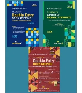 T S Grewals Accounting books for CBSE Class 12 Set Of 3 Books | Latest Edition