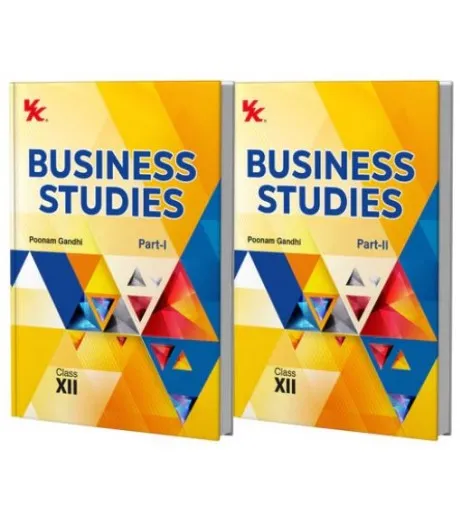 VK Business Studies for CBSE Class 12 Part I & II by Poonam Gandhi | Latest Edition