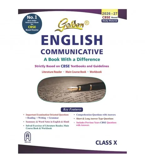 Golden English Communicative Class 10 Guide | 2026-27 CBSE Edition