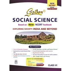 Golden Social Science Exploring Society  -India and Beyond Guide Class 6 | latest Edition