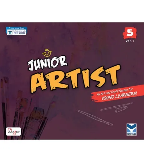 Mystone Education Junior Artist book for Class 5 |NCF 2023
