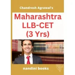 Chandresh Agrawal Maharashtra LLB CET 3 Years Entrance Book