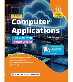 Goyal  Computer Applications Java under Bluej For Class 10