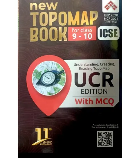 Mapbook Class 9 Buy New Topo Map Book for Class 9 & 10 ICSE Board Online By from ...