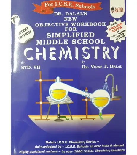 Objective Workbook for Simplified ICSE Chemistry Class 7 by Viraf J Dalal | Latest Edition