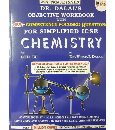 Objective Workbook for Simplified ICSE Chemistry Class 9 by Viraf J Dalal | Latest Edition Class-9 - SchoolChamp.net