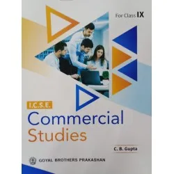 ICSE Commercial Studies For Class 9 by C. B. Gupta | latest