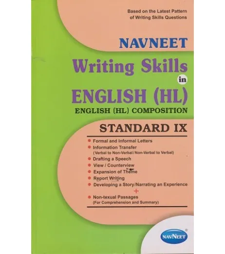 Navneet Writing Skills in English LL Composition Std 9 - Maya Achar