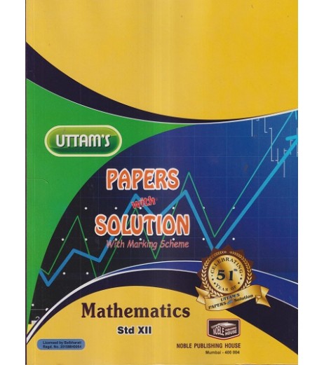 Uttams Paper with Solution Std 12 Mathematics Science - SchoolChamp.net