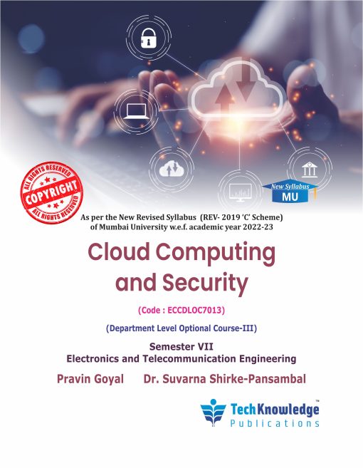 Cloud Computing and Security Sem 7 E&TC Engineering | Tech-knowledge Publication | Mumbai University